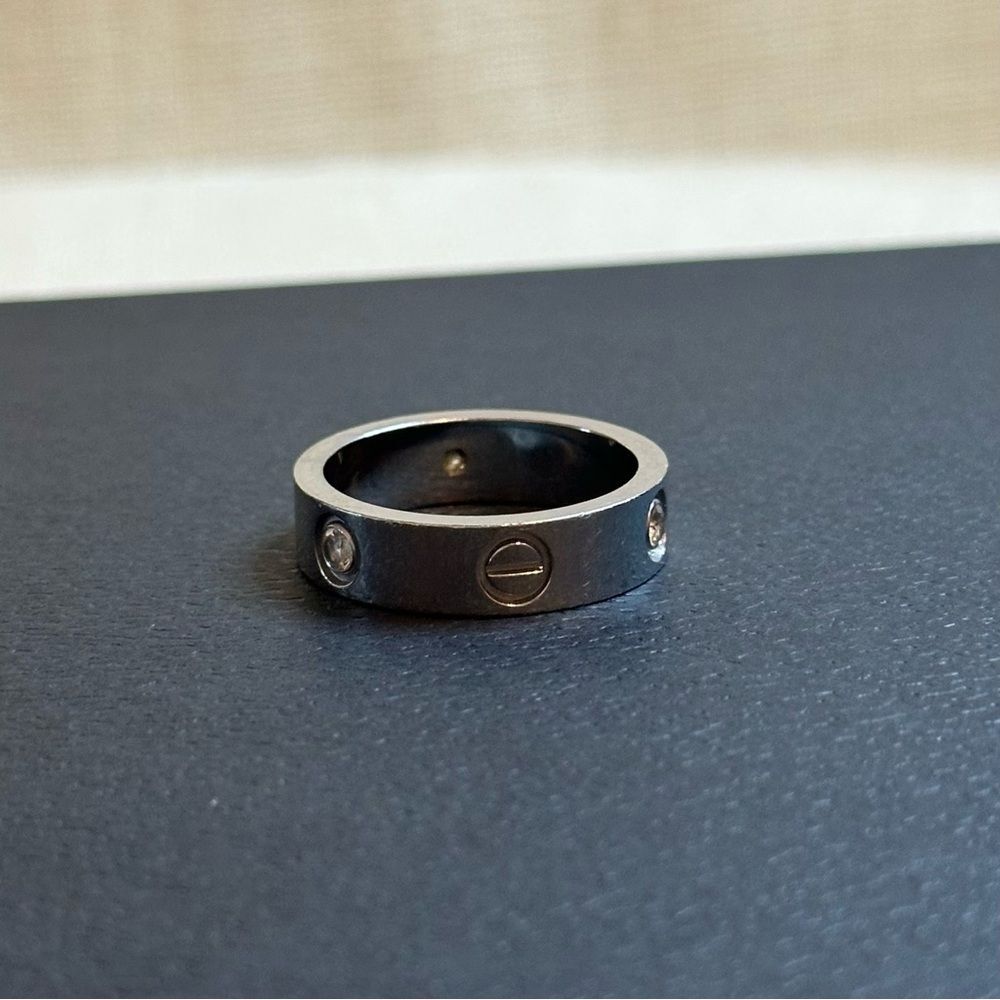 Love Screw Stone Ring Size 10